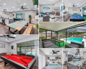 Stunning Heated Pool House Close to Tampa